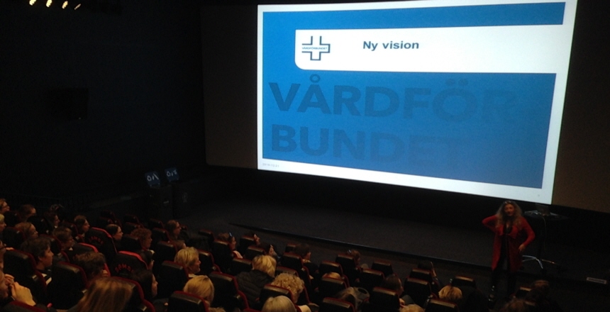 Medlemsmöte med visionsarbete i avdelning Västmanland.