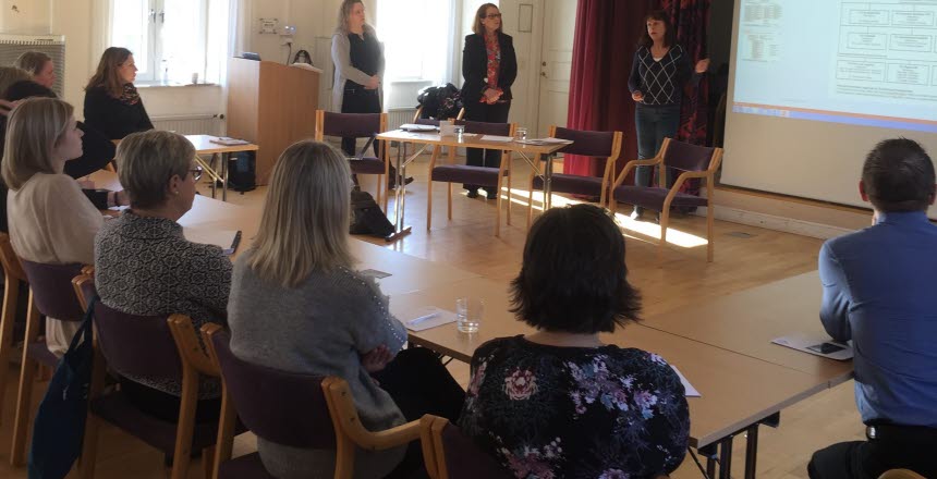 Skyddsombudens dag i Ängelholm där man diskuterar ämnet Personcentrerad vård