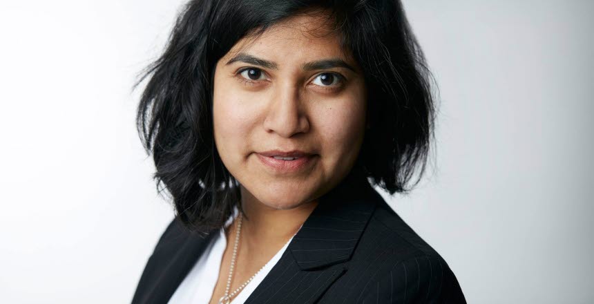 Närbild på Maria Bauer