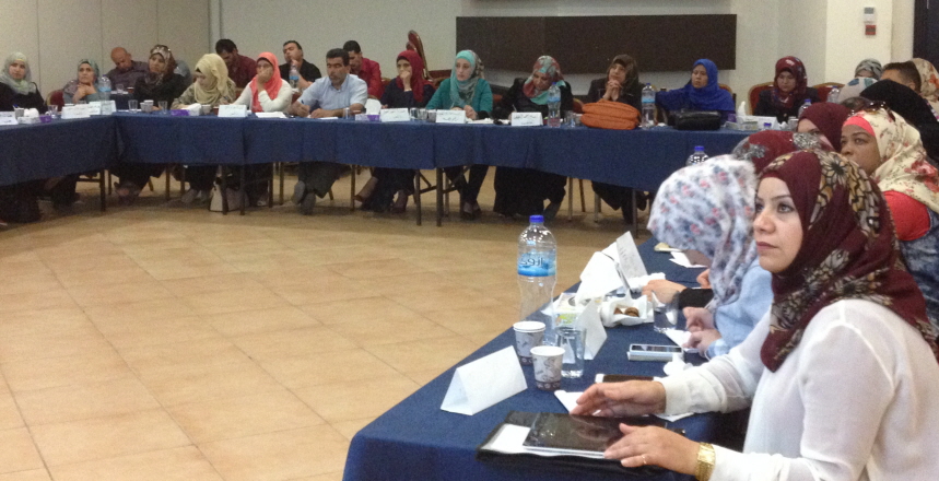 Deltagare i workshop maj 2015 i Palestina